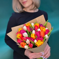 Bouquet of 35 tulips