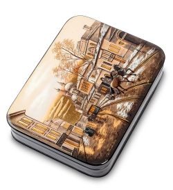 Народные промыслы ШК-55/ 19-B Шкатулка «Старая Москва» Буркова