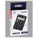 Калькулятор карманный Eleven 8 разрядов LC-210NR питание от батарейки 62х98х11мм черный