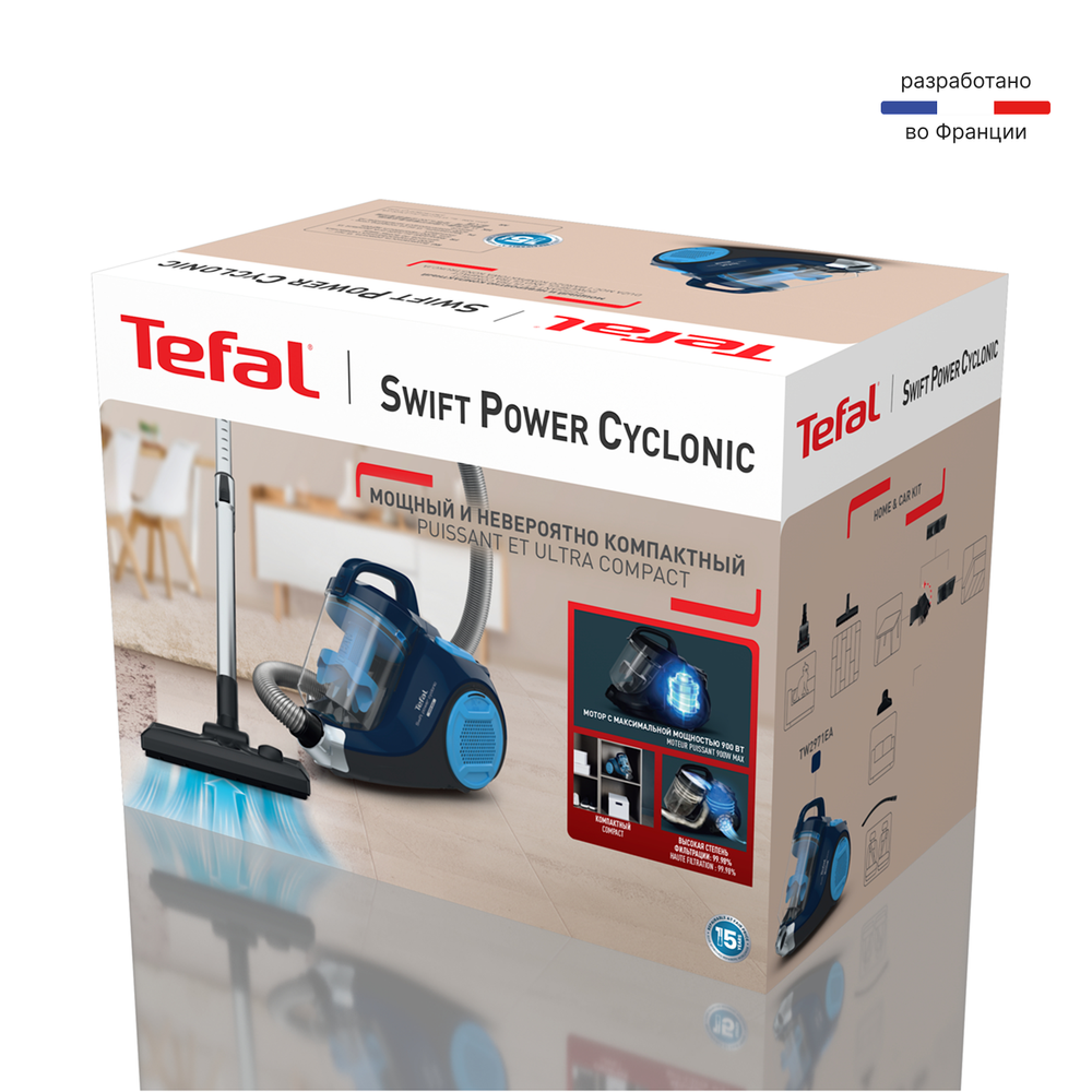 Пылесос с контейнером Tefal Swift Power Cyclonic TW2971EA