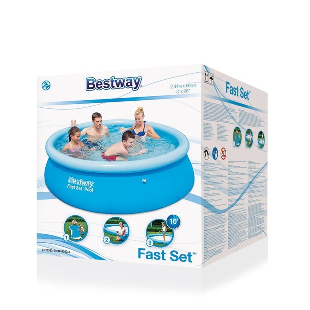 Бассейн Bestway №57265 размер 244 x 66 см, 2300 л