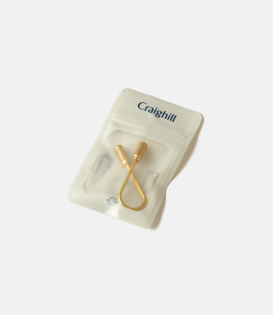 Craighill Closed Helix Keyring Brass — ключница из латуни