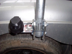 Фаркоп оцинкованный Galia C031A для Citroen C8 2002-2010, FIAT Ulysse 2002-2010, Lancia Phedra 2002-2010, Peugeot 807 2002-2010(паспорт и сертификат в комплекте)(без электрики)