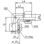 Соединение PN90 DS16 24х1.5 B4 (в сборе)