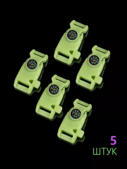 Фастекс со свистком, огнивом и компасом