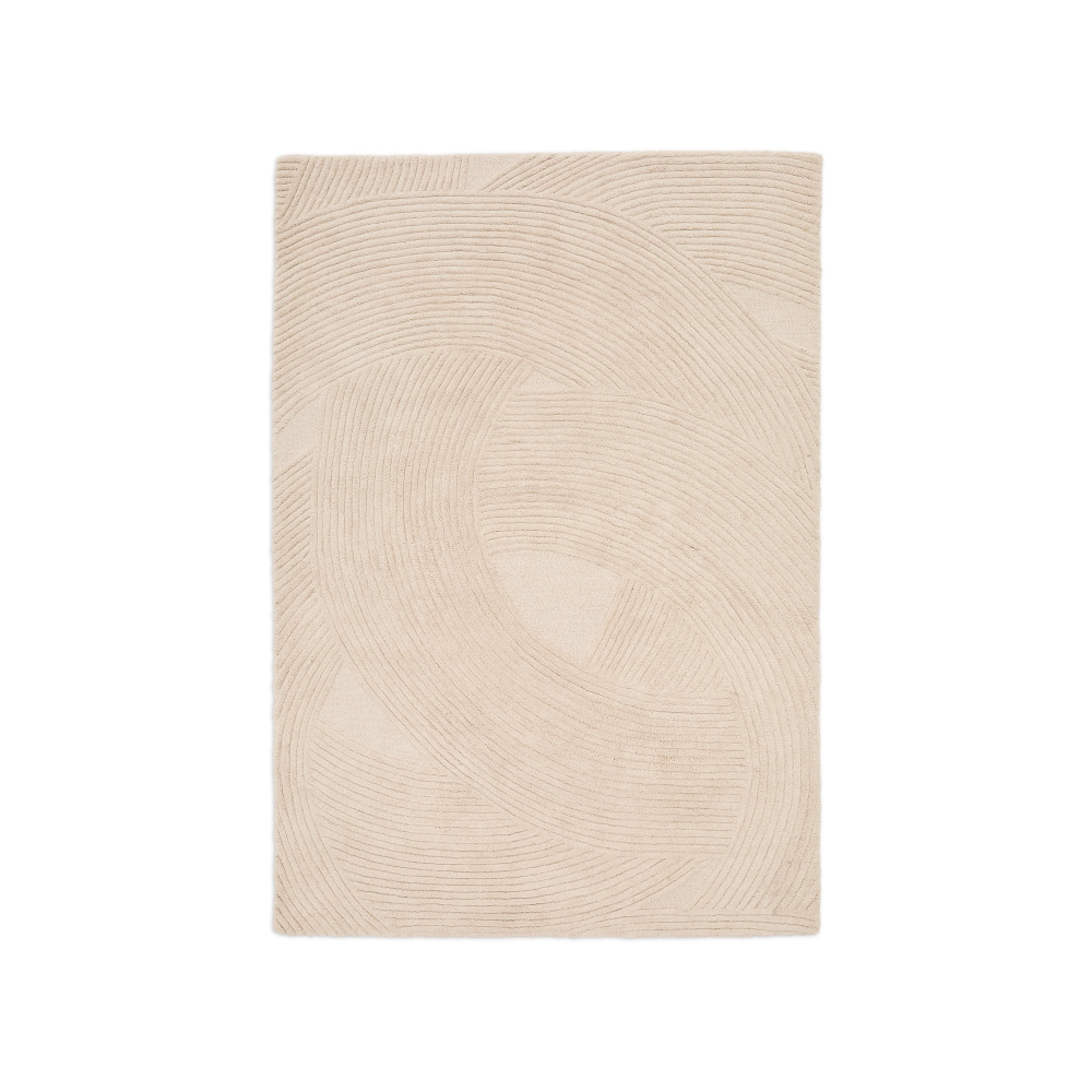 Ковер Domm из белой шерсти, 160 x 230 см