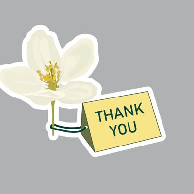 Thank you - card.
