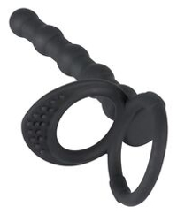 Насадка на пенис для двойного проникновения Cock & ball ring