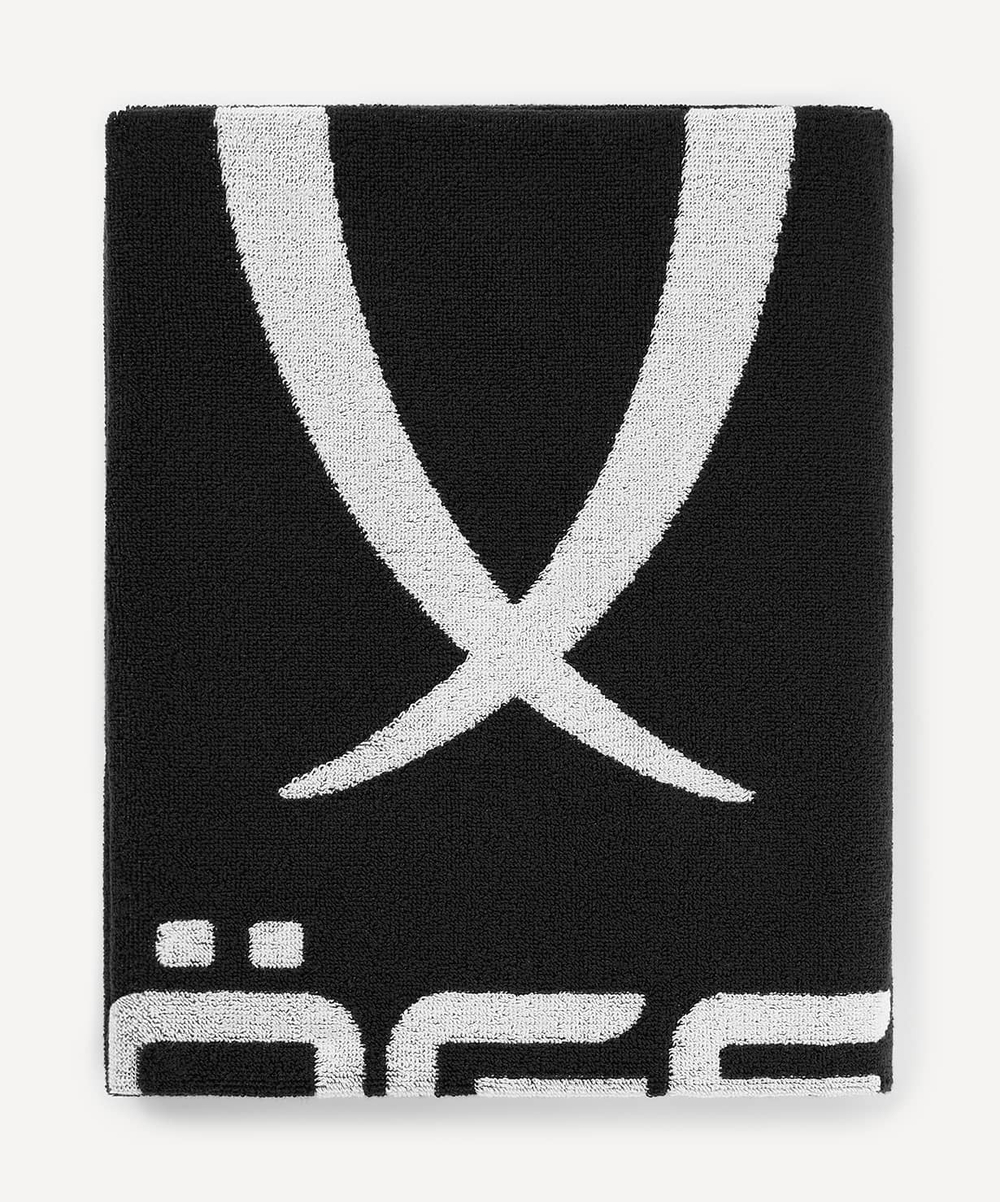 Полотенце спортивное ESSENTIAL Towel L, 70х140, черный/белый