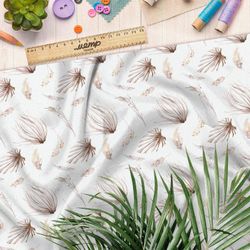 Ткань ниагара растения минималистичные