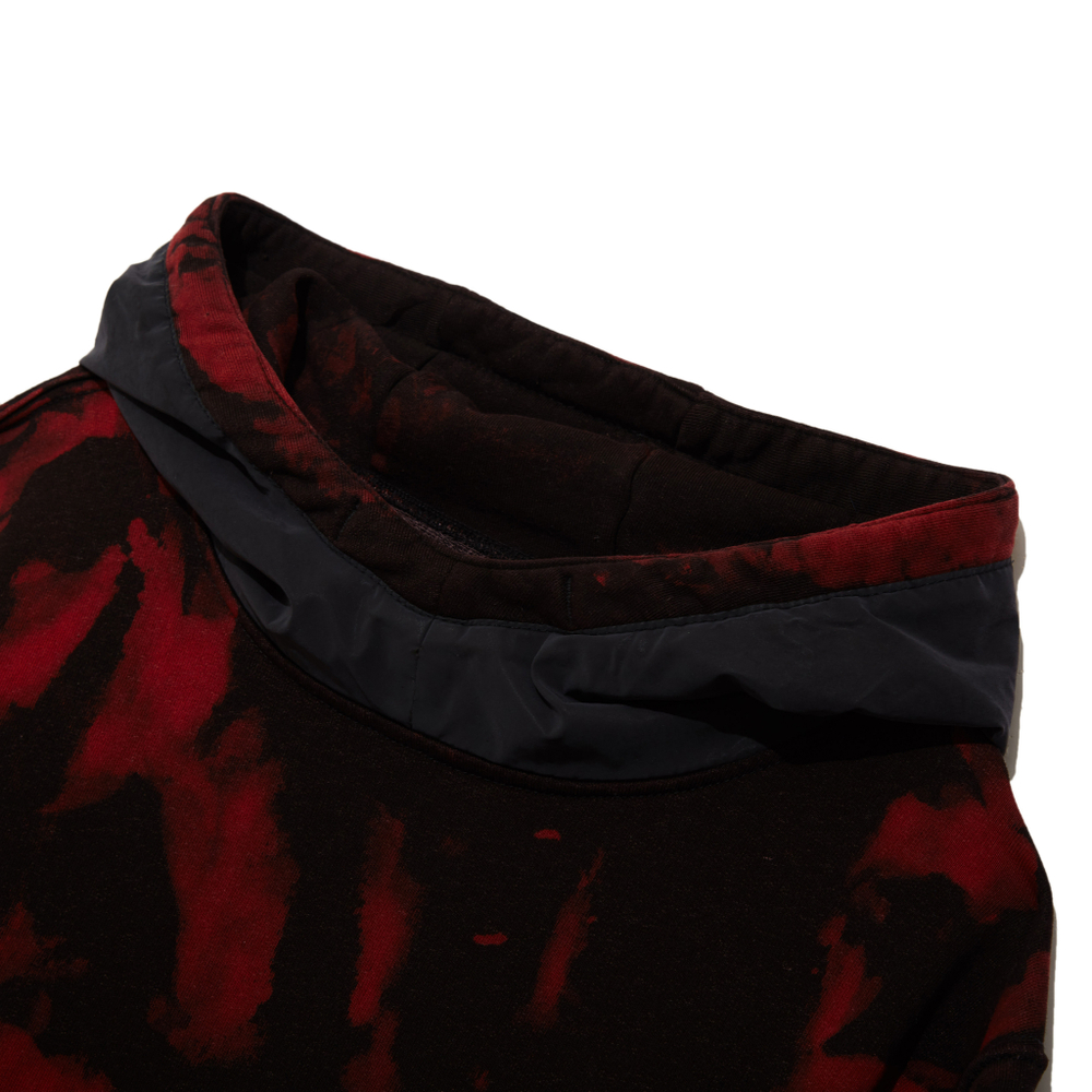 Hoodie Reflective City Camo  Red/Black Patch Logo