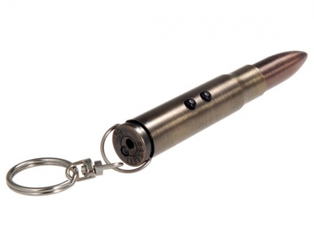 Брелок патрон с лазерной указкой