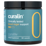 CuraLife, Curalin ™ Blood Sugar Support, 180 капсул