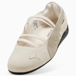 PUMA Женские кроссовки-балетки Speedcat Suede, кремовый