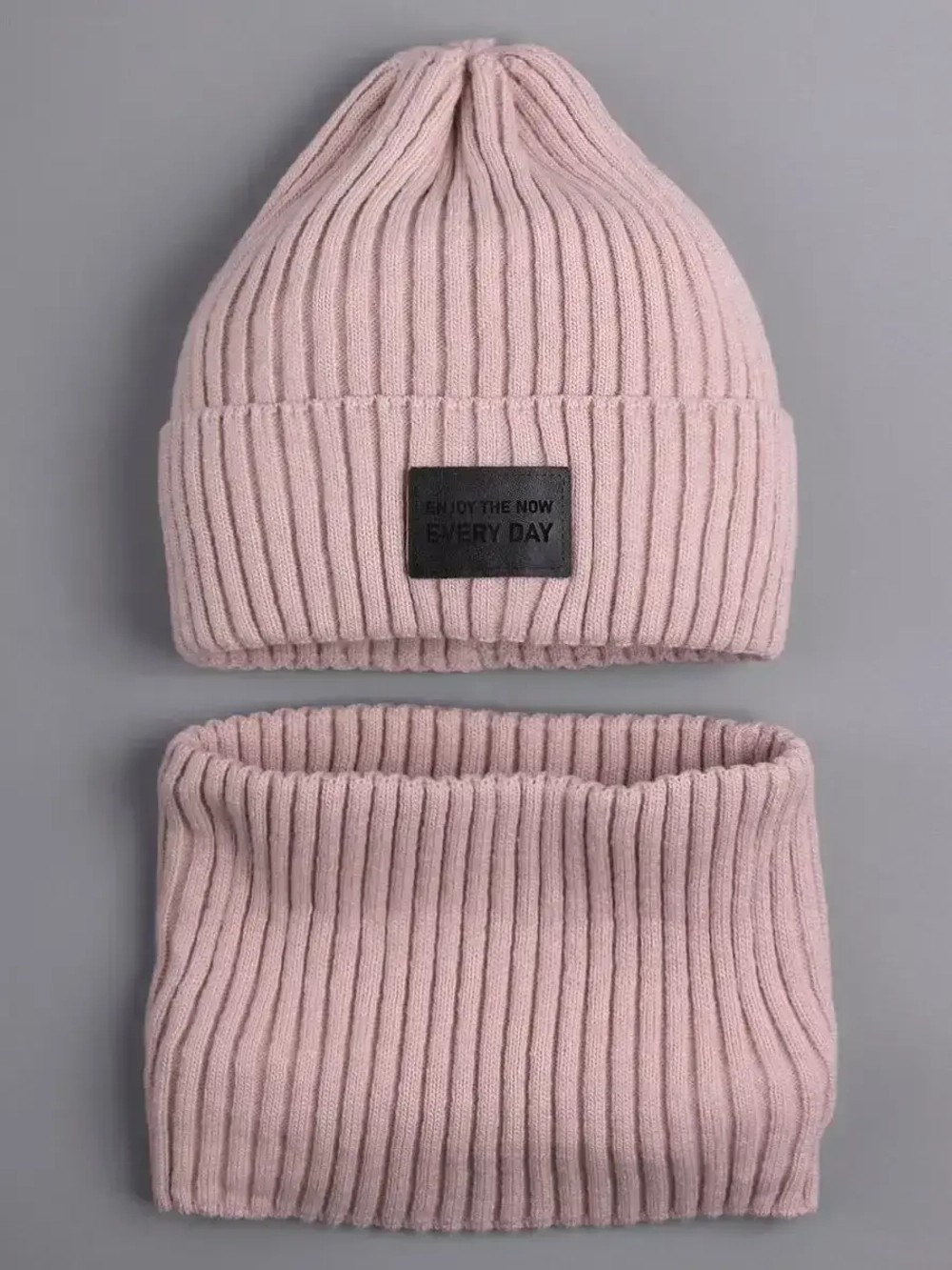 Шапка и снуд для девочки для осени