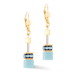 Серьги Coeur de Lion Turquoise-Yellow 2838/20-0601