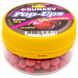 Бойлы DUNAEV POP-UP 6мм Слива (30г)