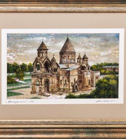 Народные промыслы ШК-55/250-01 Панно «Эчмиадзинский собор»
