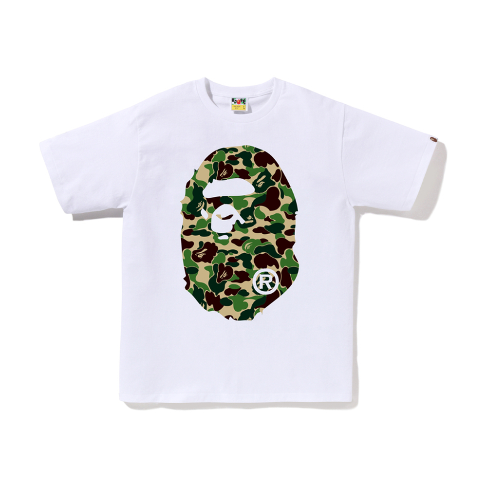 A Bathing Ape Abc Camo Big Ape Head Tee