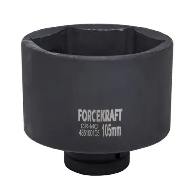 Головка ударная глубокая 1'', 105мм (6гр) FORCEKRAFT FK-485100105