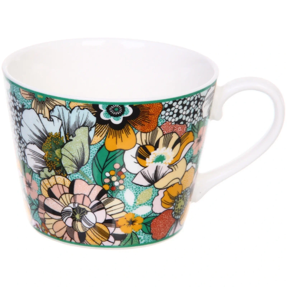 Чайная пара «Цветочная радуга» (кружка 230мл, блюдце)