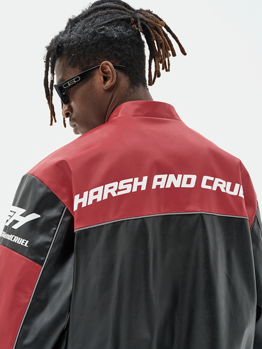 Куртка HARSHandCRUEL "Racing" V2 Leather Jacket