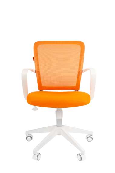 Офисное   кресло Chairman    698  Россия      белый пластик TW-16/TW-66    оранжевый