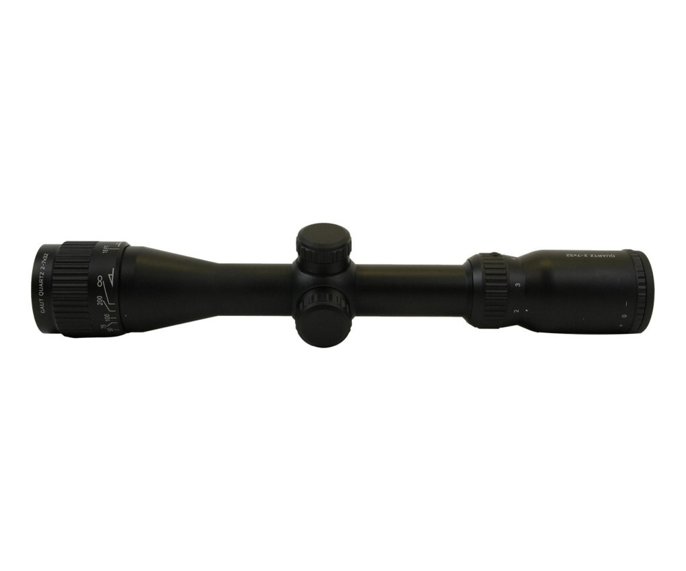 Оптический прицел Gaut Quartz 2-7x32, AO-параллакс, сетка 3 (Mil-Dot) нить, без подсветки