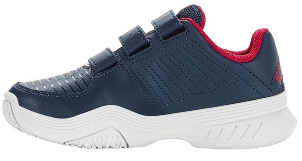 Детские теннисные кроссовки K-Swiss Court Express Strap Omni JR - blue opal/white/lollipop