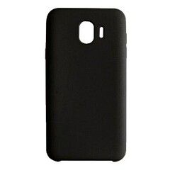 Силиконовый чехол Silicone Cover для Samsung Galaxy J2 Pro 2018 (Черный)