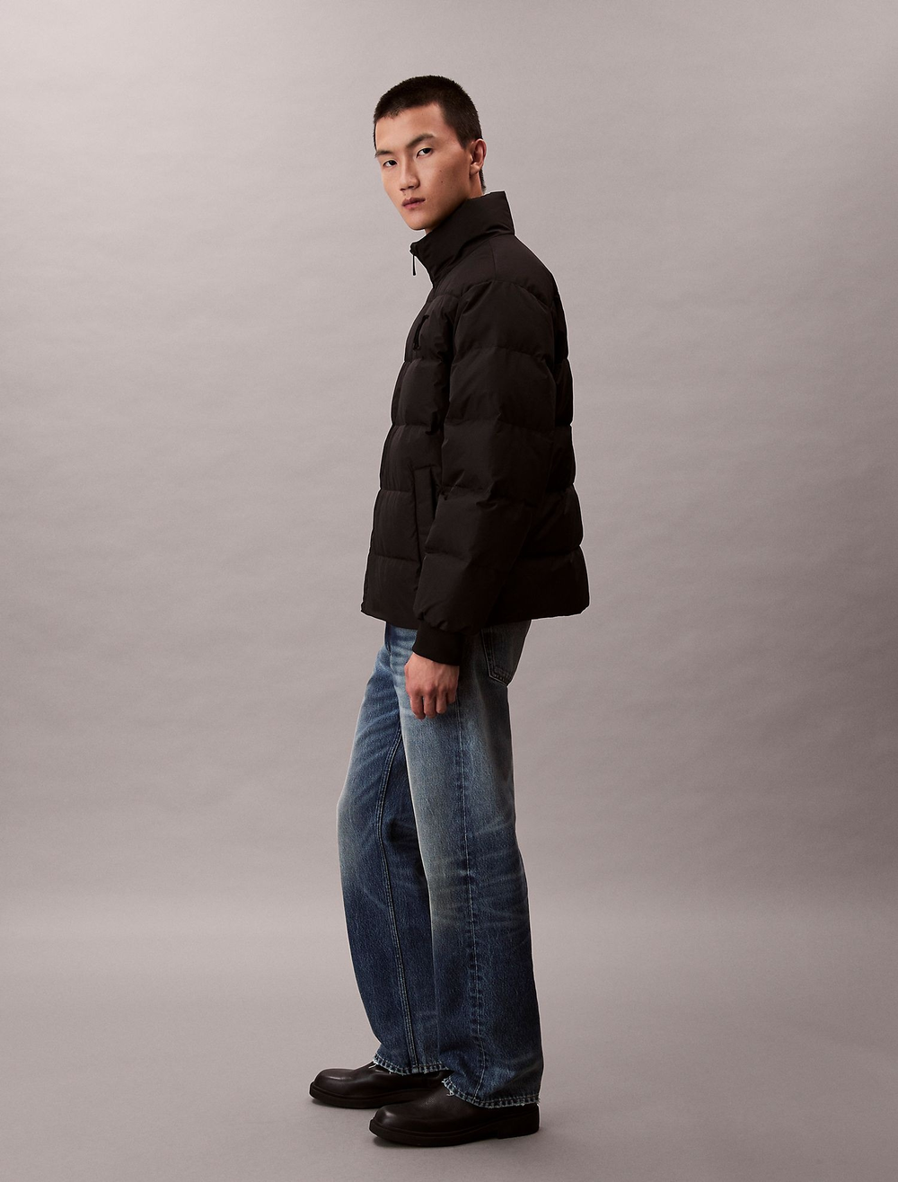 Пуховик Calvin Klein Chenille Monogram Black