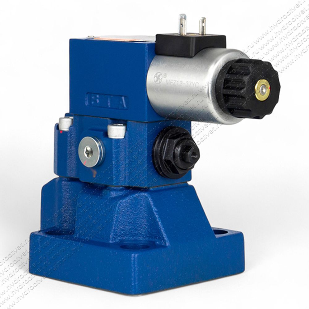 DBW20B2-5X/315CG24N9K4 - Предохранительный клапан Ду25 с давлением настройки до 315 бар, управление - X и Y - внутренние с разгрузкой B = открыт с электроуправлением G24