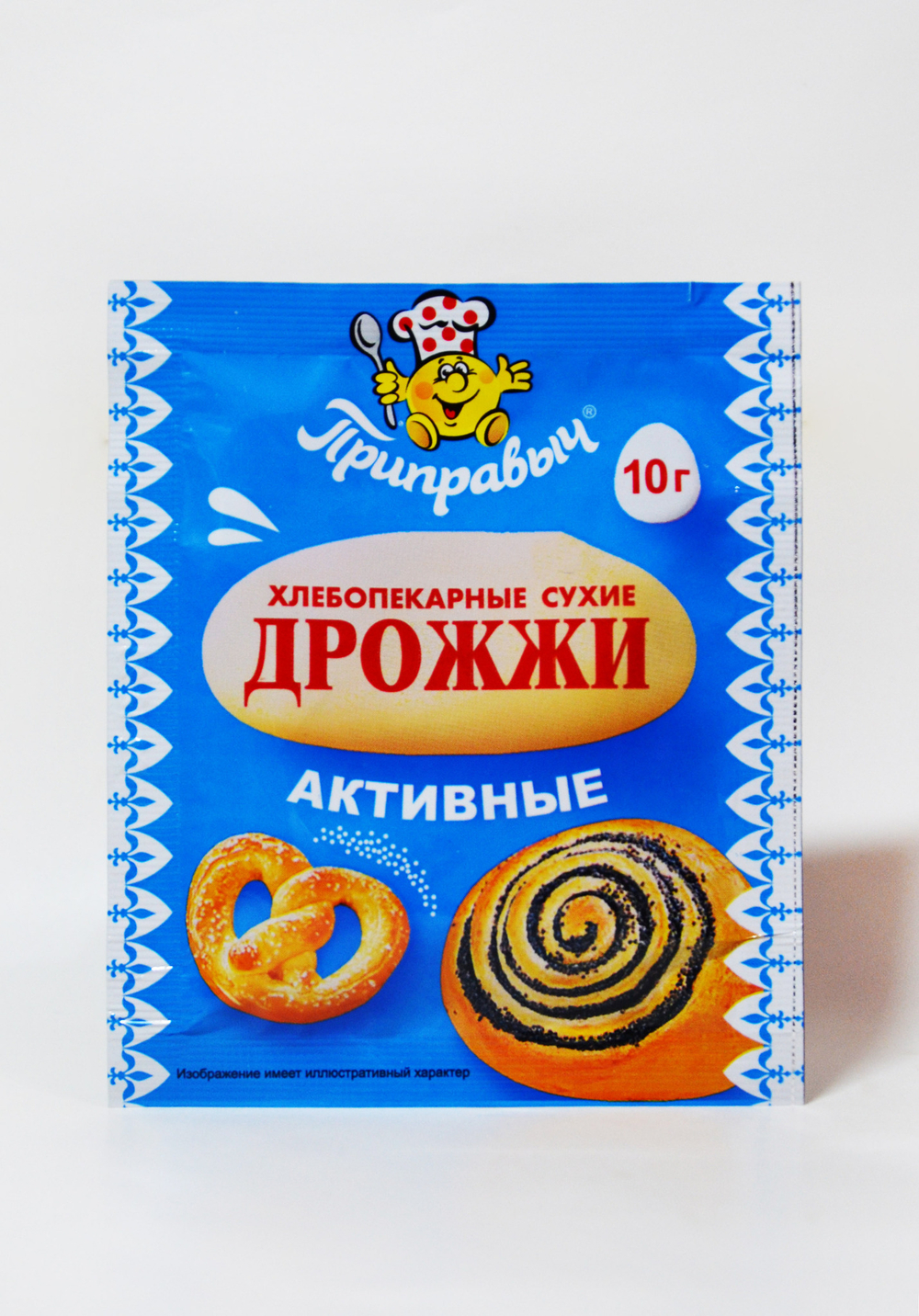 Дрожжи хлебопекарные сухие ПРИПРАВЫЧ активные, 10г