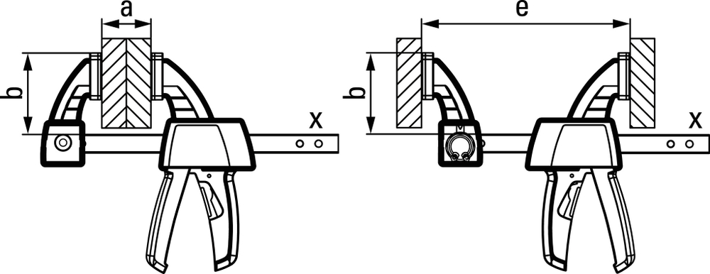 Струбцина для работы одной рукой BESSEY EZS45-8