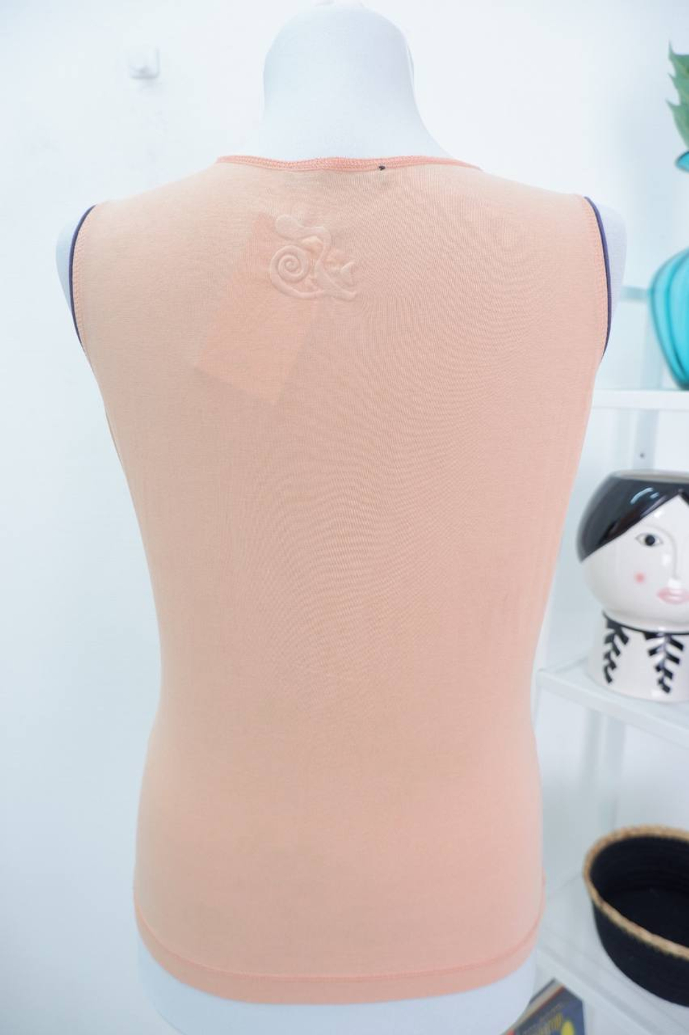 Топ персикового цвета 42 размер