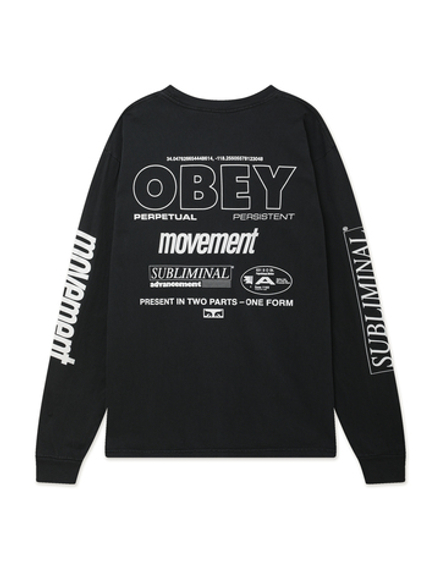 Мужской Лонгслив Obey Persistent Movement