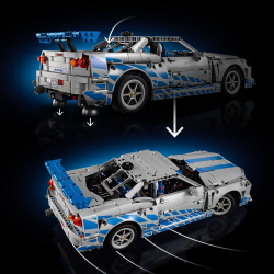 OUTLET LEGO Technic - Автомобиль Nissan Skyline GT-R (R34) из фильма Форсаж 42210