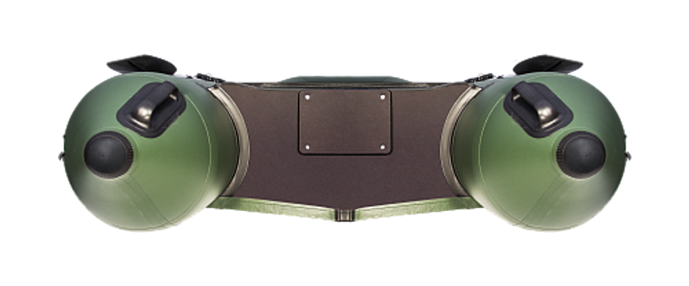 Лодка ПВХ АКВА 3200 СК со стрингерами зелено-черная