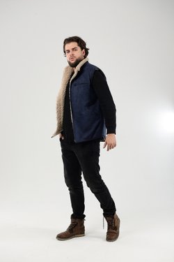 Жилет мужской из овчины