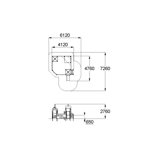 Песочный дворик с горкой «Шахматный клуб»