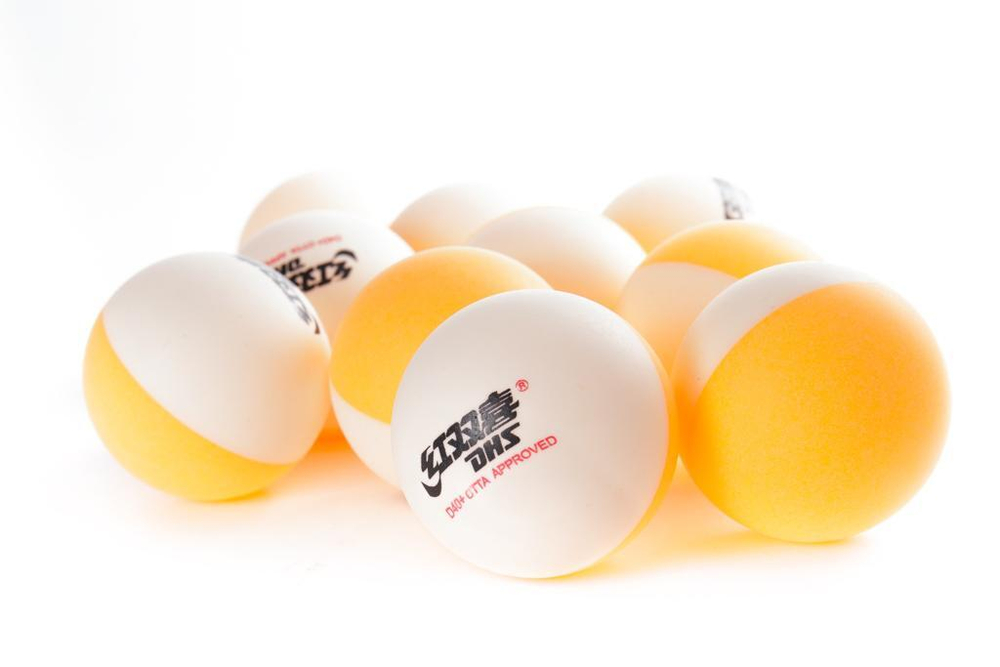 DHS 40+ BiColour 10 Balls (seam)