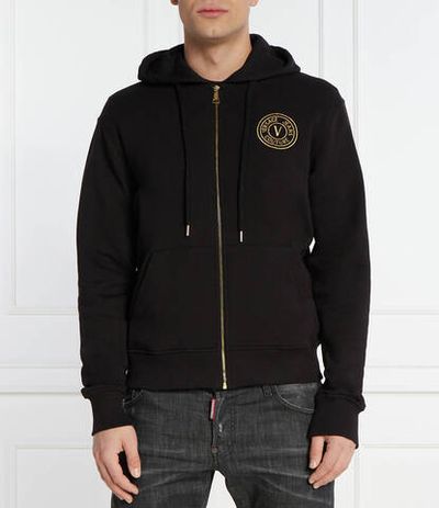 Худи Versace Jeans Couture - черный(76GAIT02CF01T)