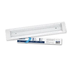 Светильник под светодиодную лампу SPO-405R 2xLED-Т8-600 с решеткой G13 600мм IP40 NEOX