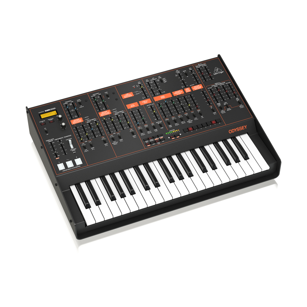 BEHRINGER ODYSSEY - аналоговый дуофонический синтезатор, 37 клавиш