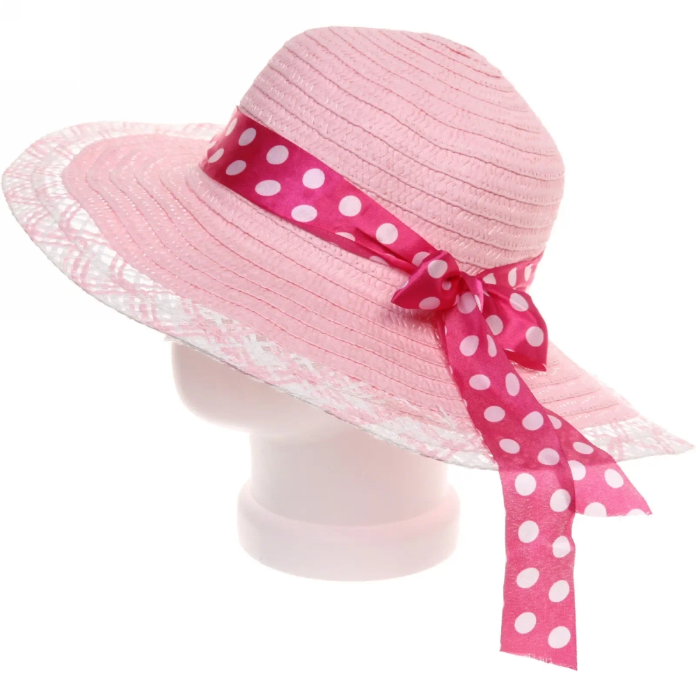 Шляпа женская с широкими полями «TiraMiSu- Афина», микс цветов, р58, ширина полей 10 см