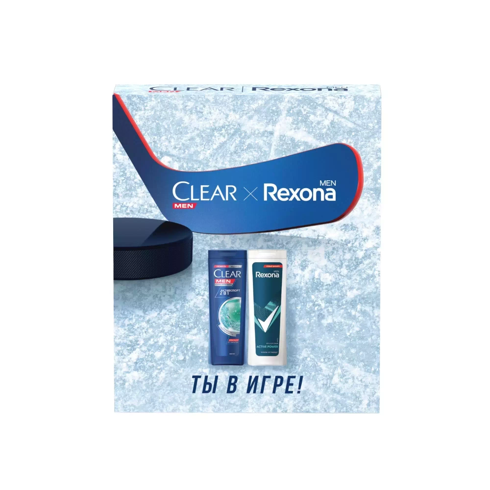 Подарочный набор Спорт коллекция 2023 CLEAR + REXONA