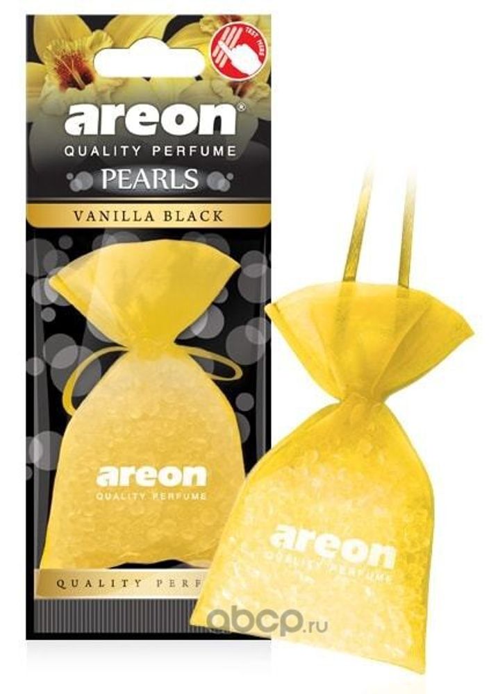 Ароматизатор подвесной  PEARLS  Черная Ваниль (AREON)