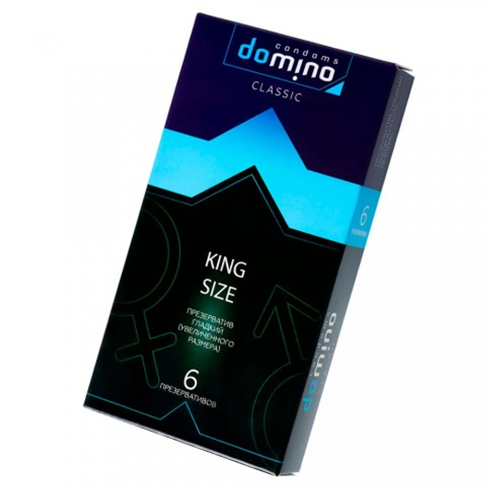 Презервативы DOMINO CLASSIC King size, увеличенного размера, 6 шт