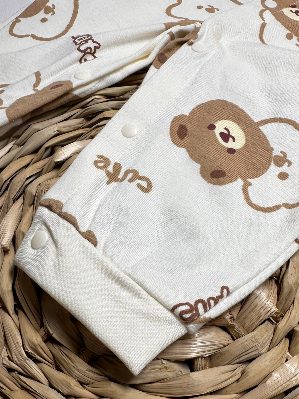 Комбинезон на кнопках Контурные Мишки