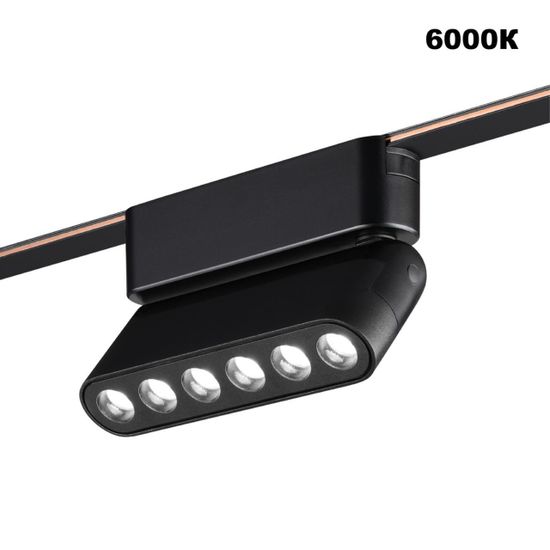 359464 SHINO NT24 100 черный Трековый смарт-светильник для низковольтного шинопровода с двумя режимами работы IP20 LED 6W 24V 3000-6000K EASY